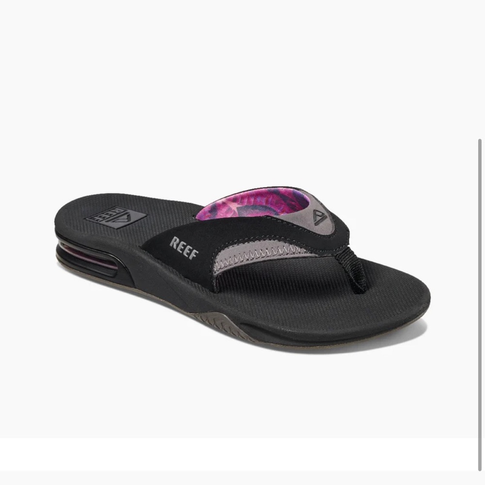 Reef Black and Purple Women's Sandals